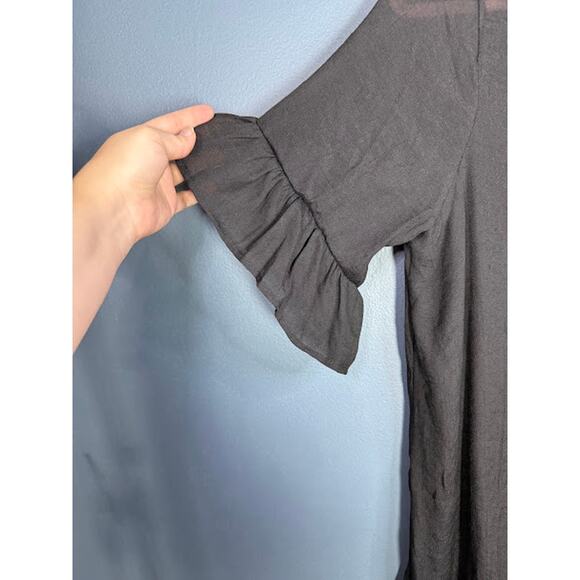 NEW Aimage Swimsuit Cover Up Women's Sz Small Oversized Boho Embroidery Tropical - Picture 4 of 9